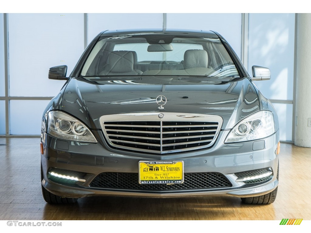 2011 S 550 Sedan - Flint Grey Metallic / Grey/Dark Grey photo #2