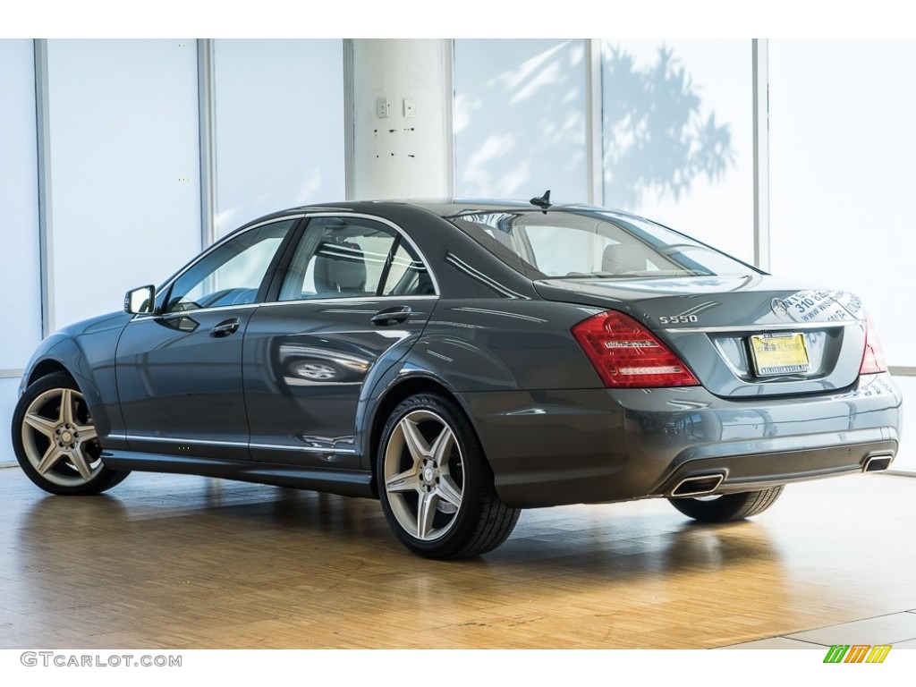 2011 S 550 Sedan - Flint Grey Metallic / Grey/Dark Grey photo #10