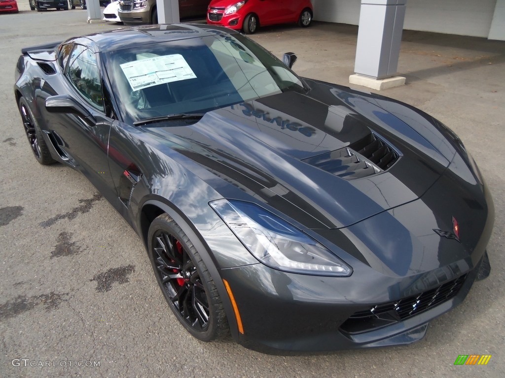 Watkins Glen Gray Metallic 2017 Chevrolet Corvette Z06 Coupe Exterior Photo #116837960