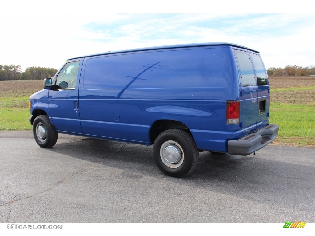 2004 E Series Van E250 Commercial - True Blue Metallic / Medium Flint photo #24