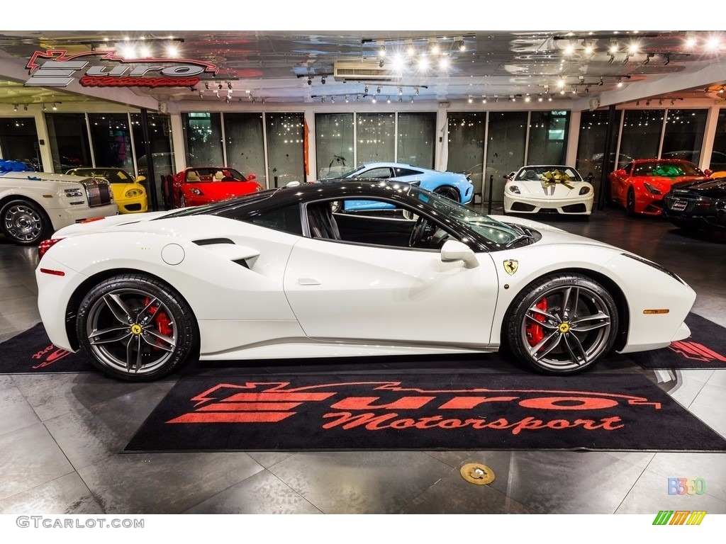 Bianco Avus (White) 2016 Ferrari 488 GTB Standard 488 GTB Model Exterior Photo #116841644