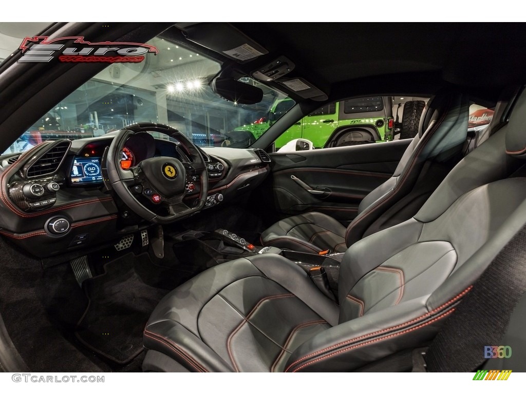 Charcoal Interior 2016 Ferrari 488 GTB Standard 488 GTB Model Photo #116841662