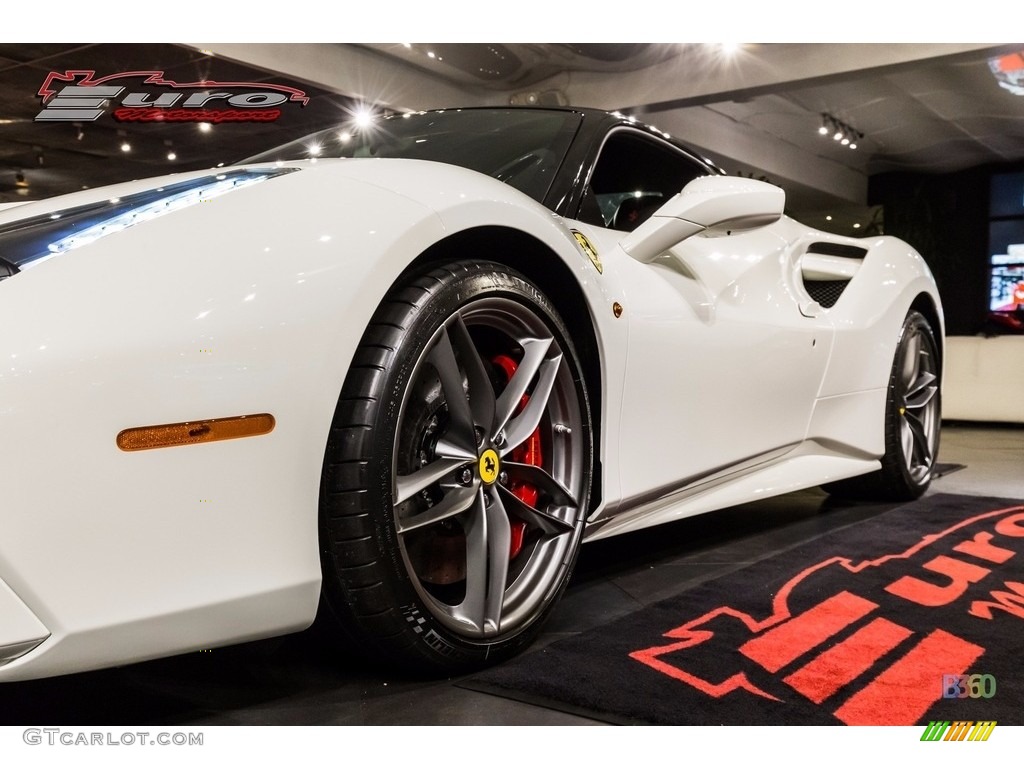 2016 488 GTB  - Bianco Avus (White) / Charcoal photo #39