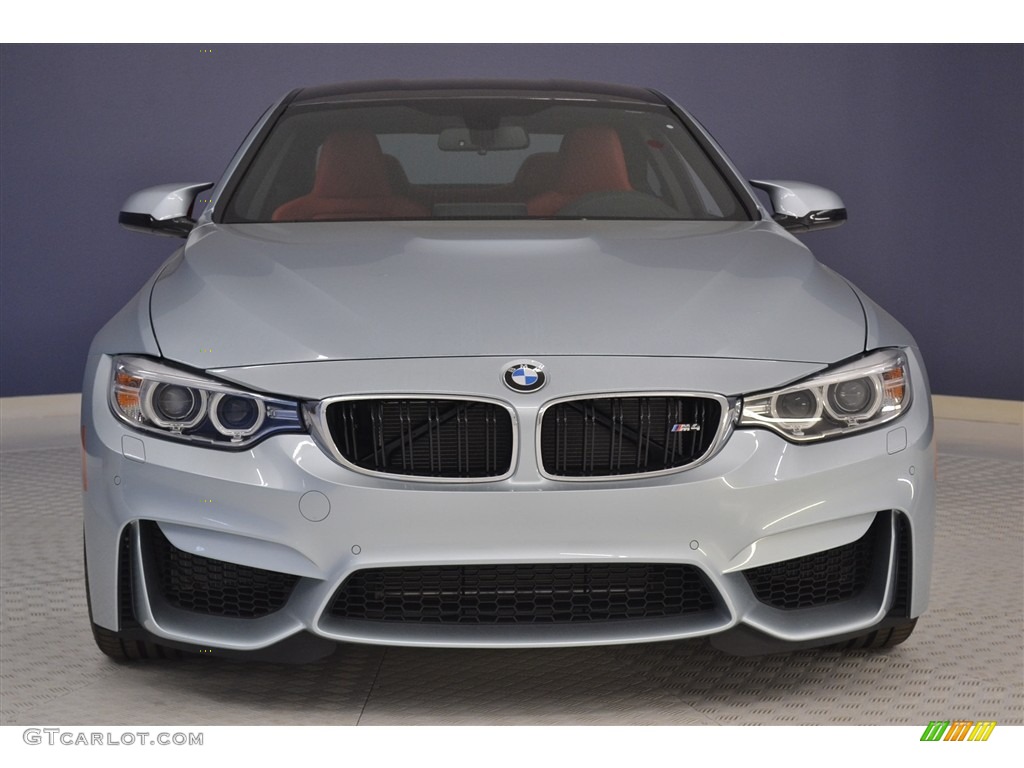 2017 M4 Coupe - Silverstone Metallic / Sakhir Orange/Black photo #2