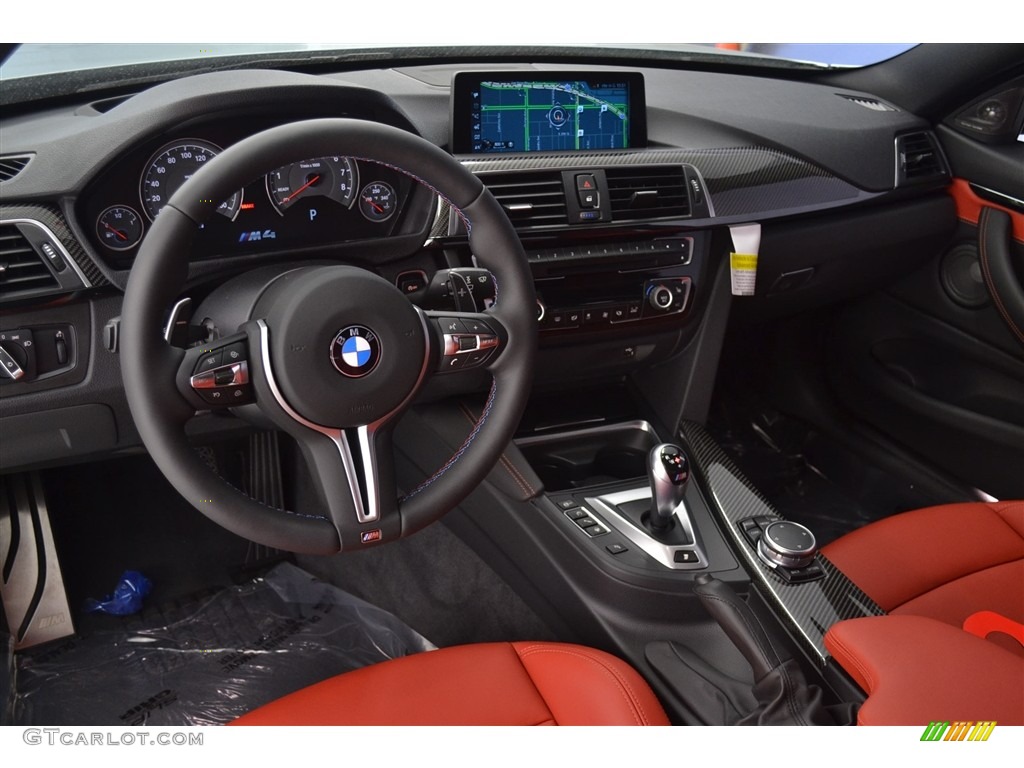 2017 M4 Coupe - Silverstone Metallic / Sakhir Orange/Black photo #7