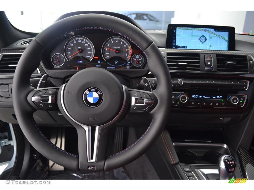 2017 BMW M4 Coupe Sakhir Orange/Black Dashboard Photo #116843237