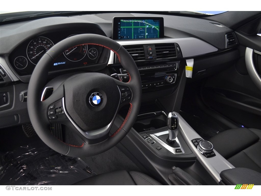 2017 3 Series 330e iPerfomance Sedan - Alpine White / Black photo #7