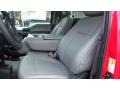 Medium Earth Gray Front Seat Photo for 2017 Ford F350 Super Duty #116844611