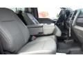 Medium Earth Gray 2017 Ford F350 Super Duty XL Regular Cab 4x4 Plow Truck Interior Color