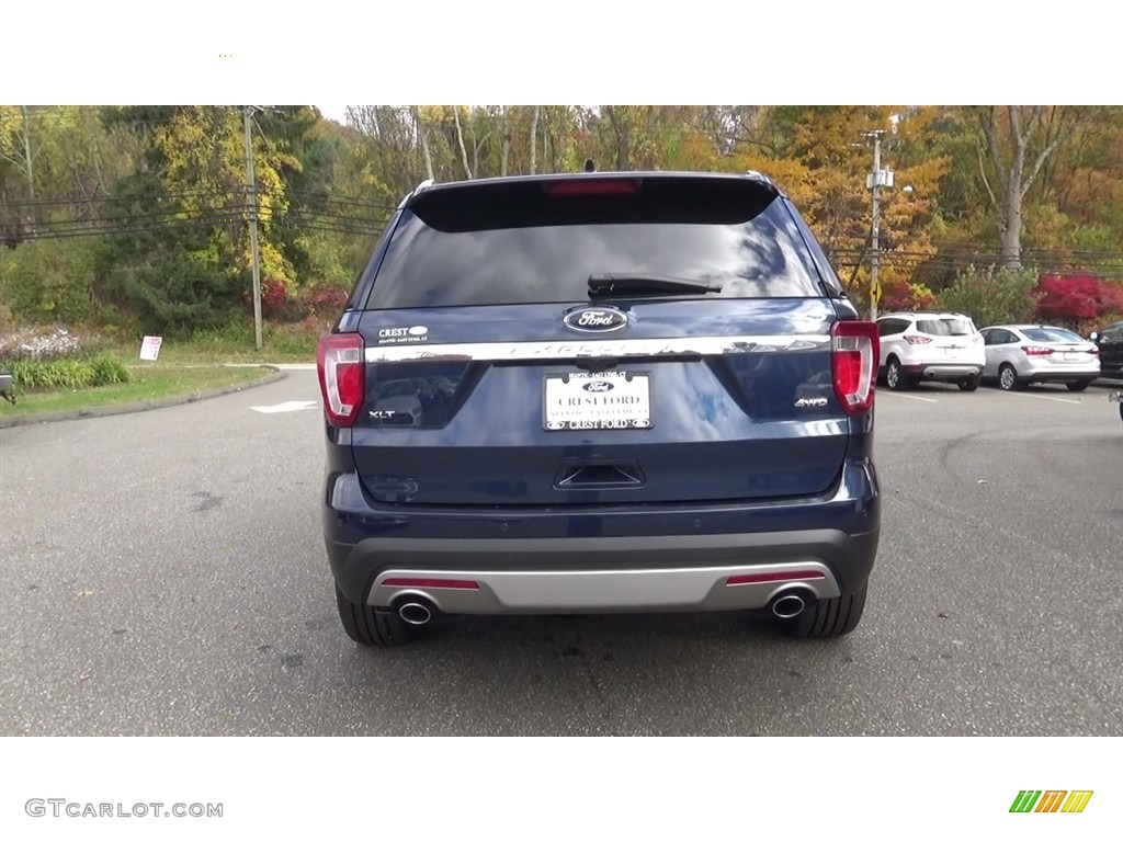 2017 Explorer XLT 4WD - Blue Jeans / Medium Light Camel photo #6