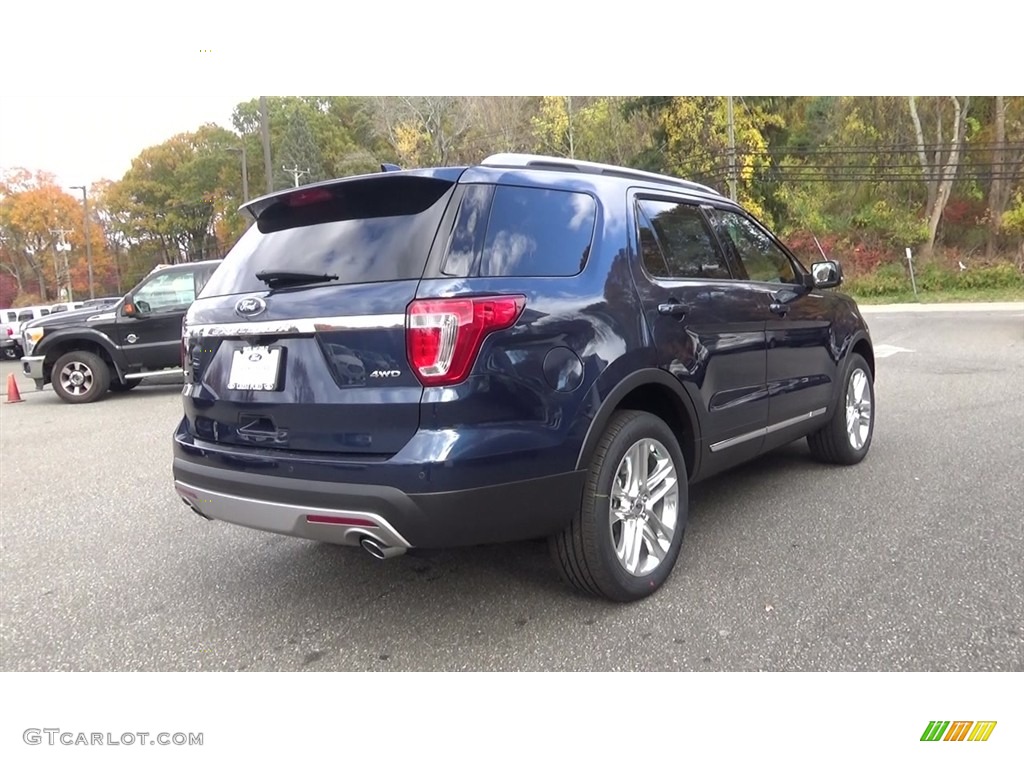 2017 Explorer XLT 4WD - Blue Jeans / Medium Light Camel photo #7