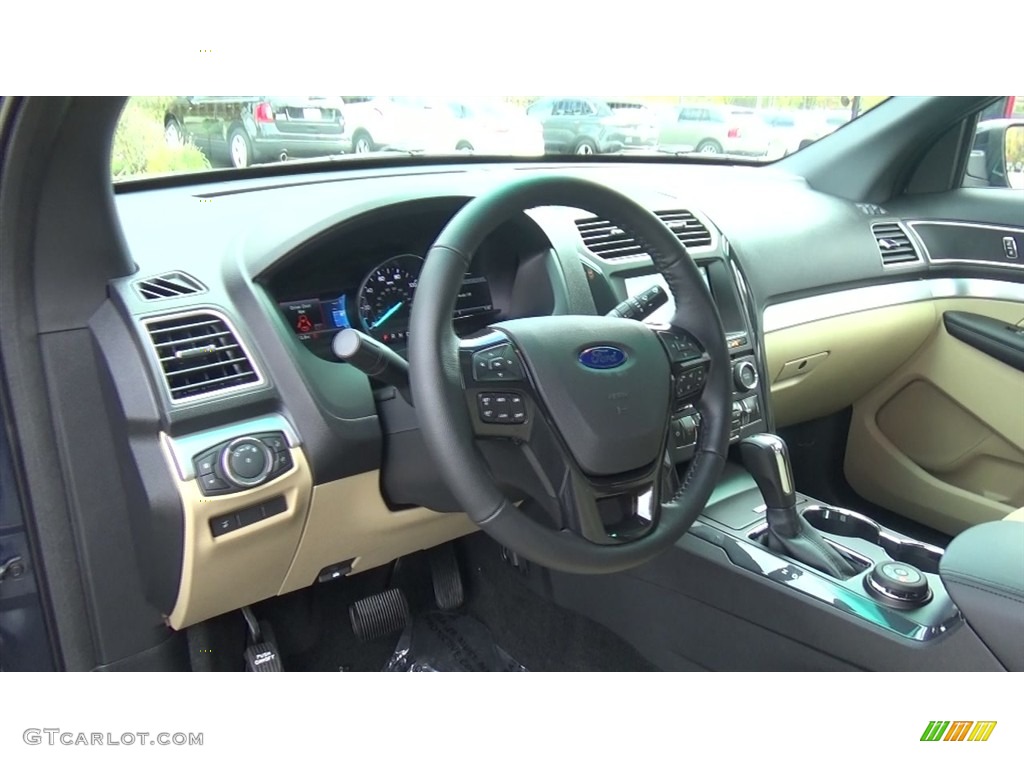2017 Explorer XLT 4WD - Blue Jeans / Medium Light Camel photo #11