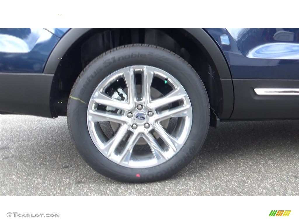 2017 Explorer XLT 4WD - Blue Jeans / Medium Light Camel photo #23