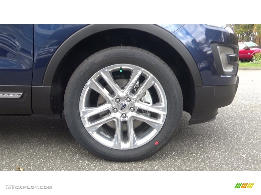 2017 Explorer XLT 4WD - Blue Jeans / Medium Light Camel photo #28