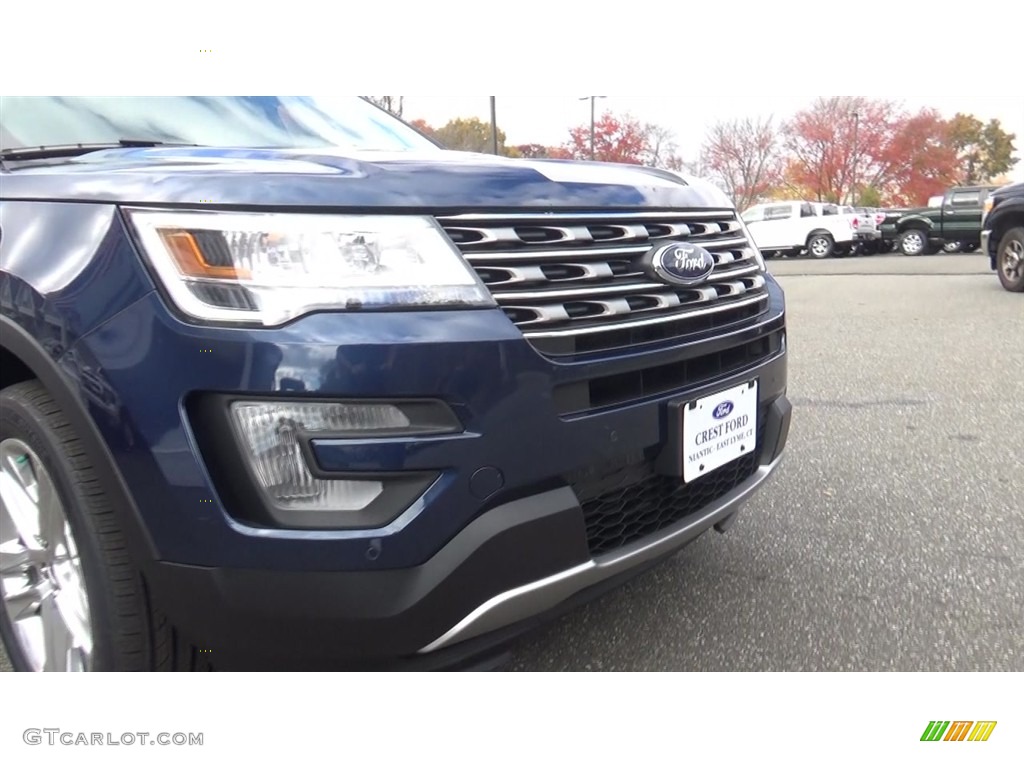 2017 Explorer XLT 4WD - Blue Jeans / Medium Light Camel photo #29