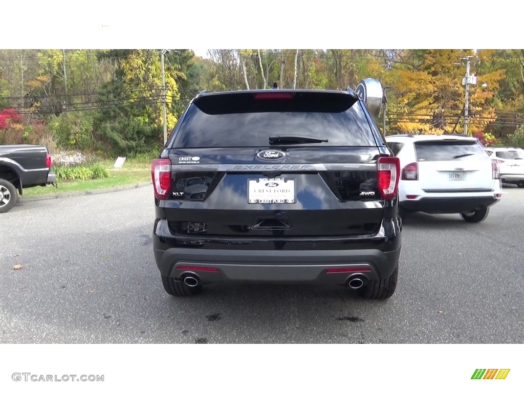 2017 Explorer XLT 4WD - Shadow Black / Ebony Black photo #6
