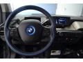 Deka Dark Cloth w/Blue Highlights 2017 BMW i3 Standard i3 Model Steering Wheel