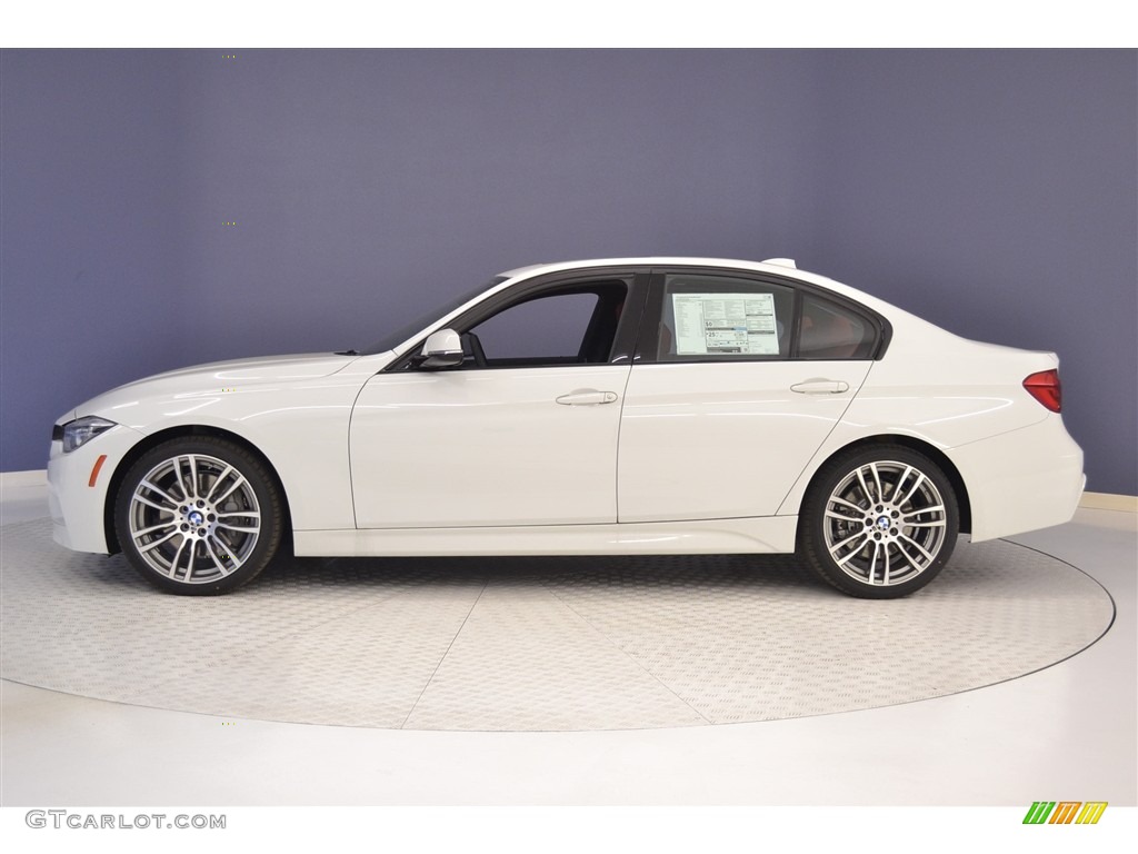 2017 3 Series 340i Sedan - Alpine White / Black photo #3