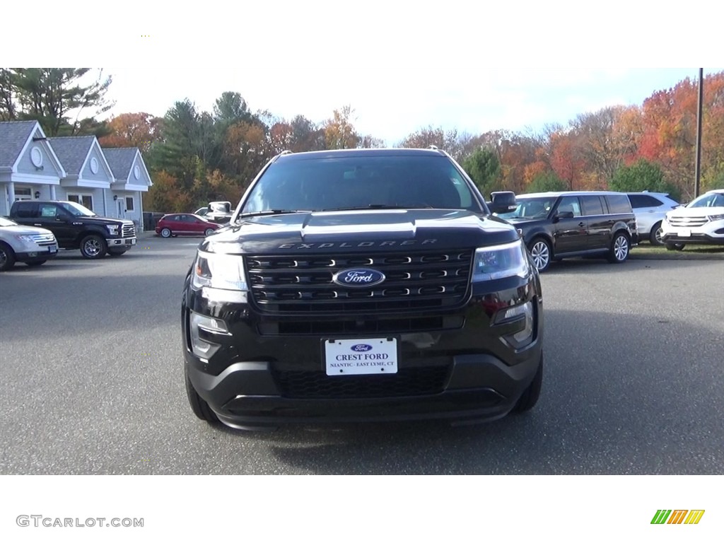 2017 Explorer Sport 4WD - Shadow Black / Ebony Black photo #2