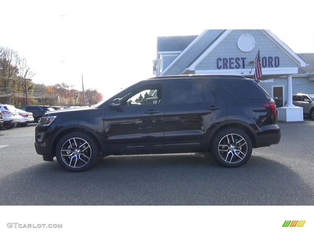 2017 Explorer Sport 4WD - Shadow Black / Ebony Black photo #4