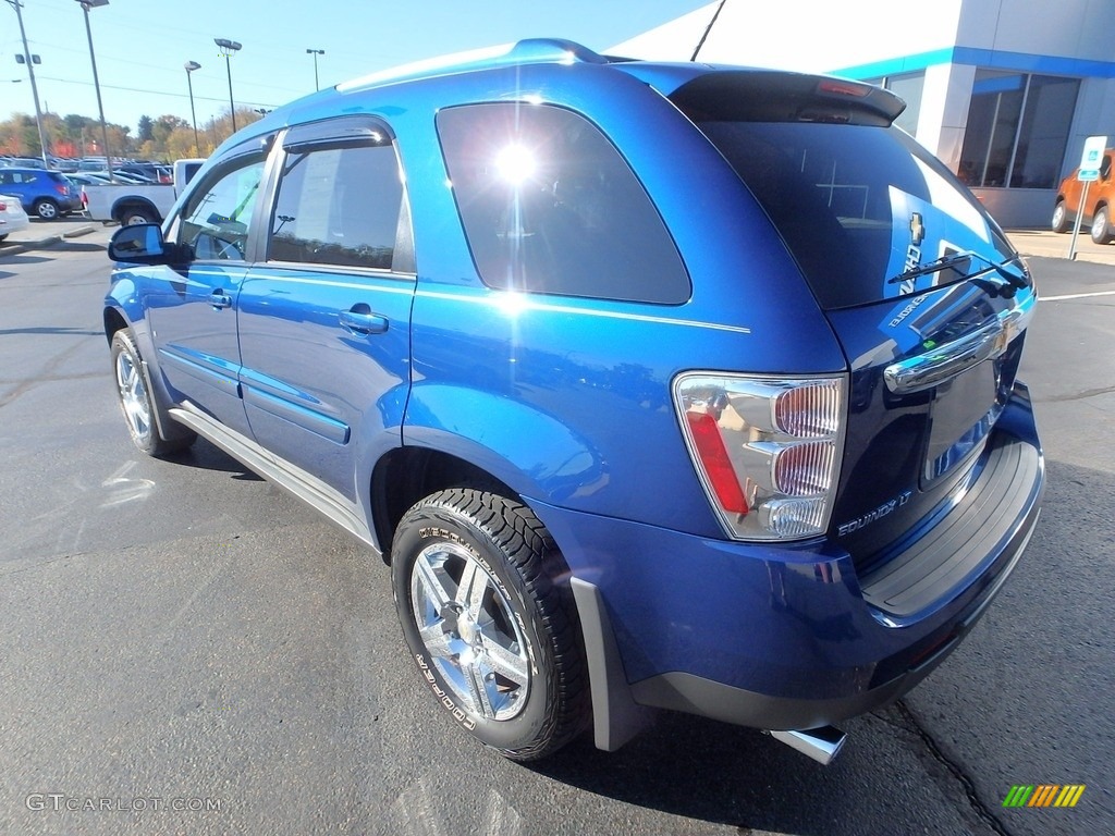 2008 Equinox LT AWD - Navy Blue Metallic / Dark Gray photo #4