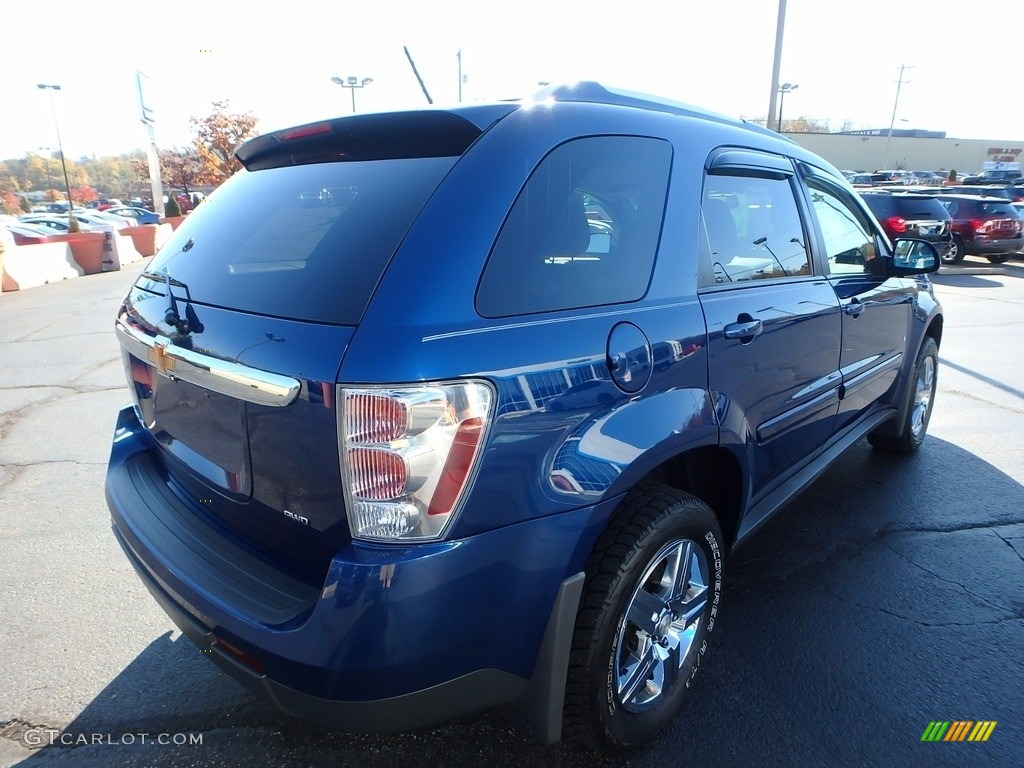 2008 Equinox LT AWD - Navy Blue Metallic / Dark Gray photo #8
