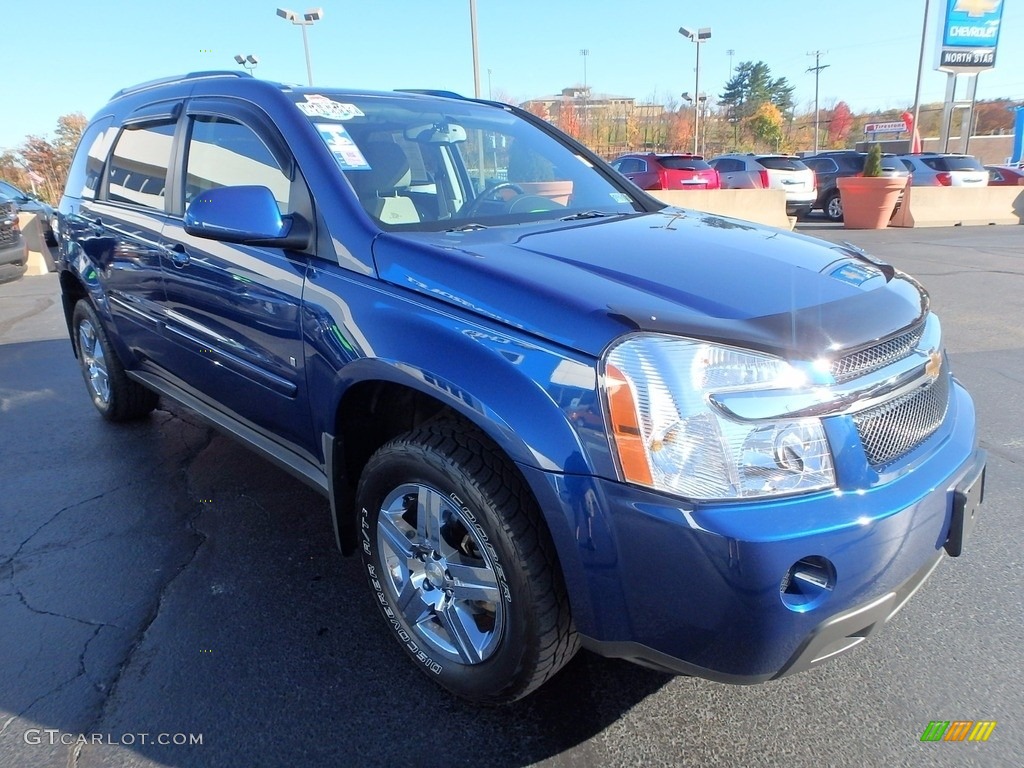 2008 Equinox LT AWD - Navy Blue Metallic / Dark Gray photo #10