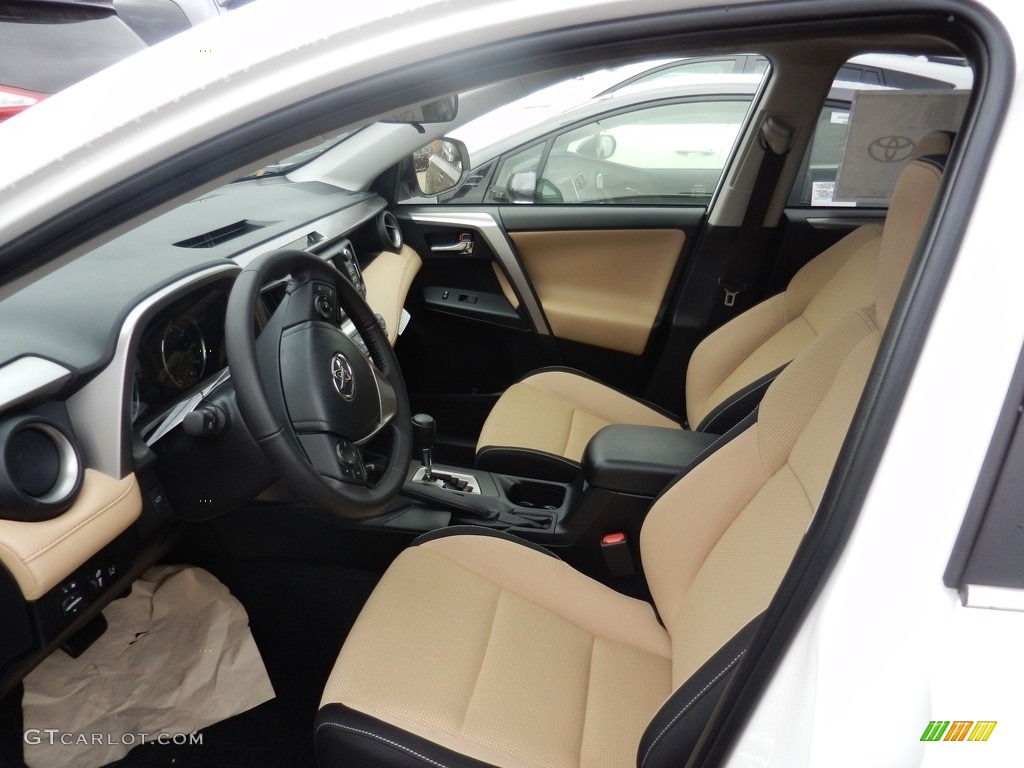 Nutmeg Interior 2017 Toyota RAV4 XLE AWD Hybrid Photo #116848290