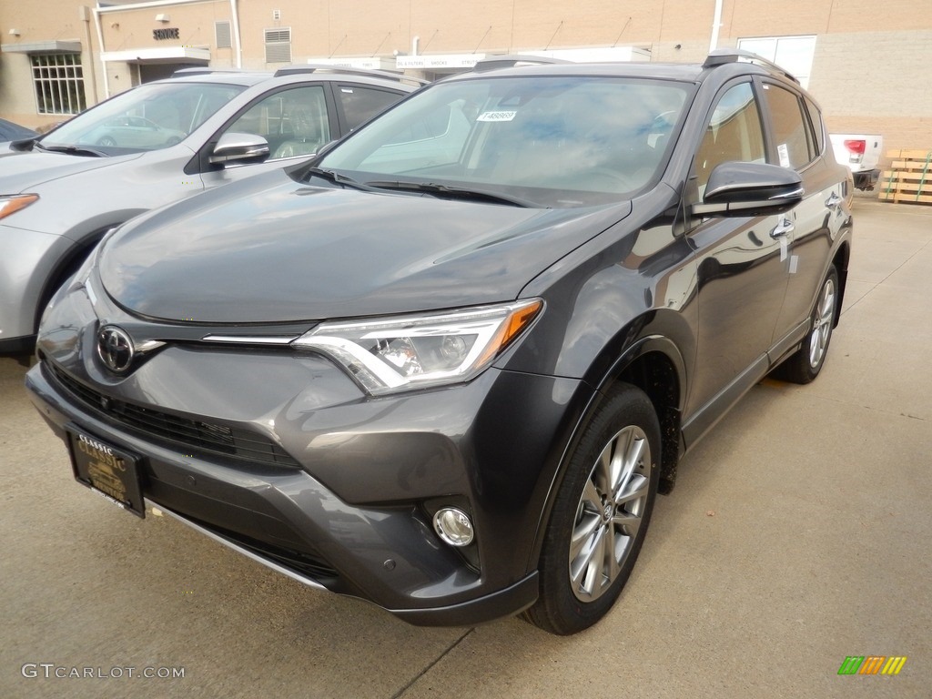 2017 RAV4 Platinum - Magnetic Gray Metallic / Black photo #1