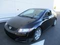 Crystal Black Pearl - Civic LX Coupe Photo No. 9