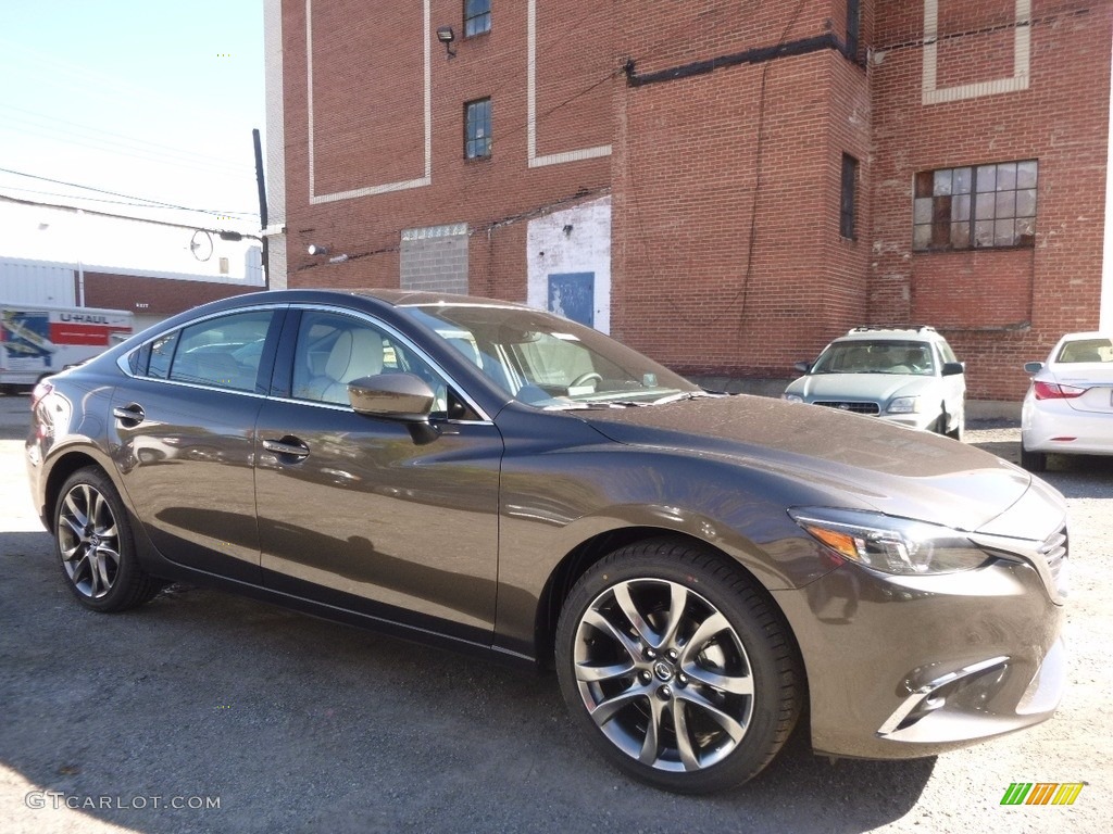 2017 Mazda6 Grand Touring - Titanium Flash Mica / Parchment photo #1