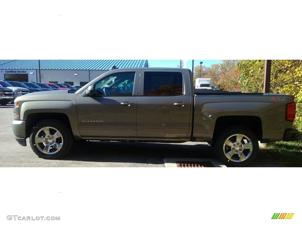 2017 Silverado 1500 LT Crew Cab 4x4 - Pepperdust Metallic / Jet Black photo #2