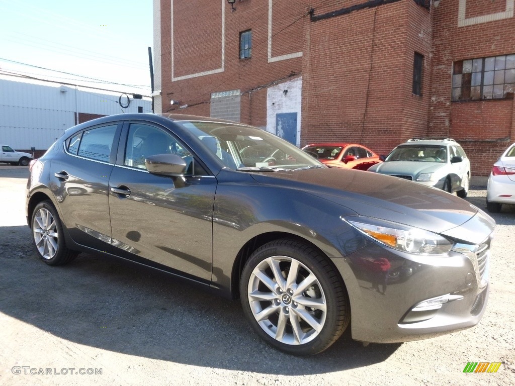 2017 MAZDA3 Touring 5 Door - Machine Gray Metallic / Black photo #1