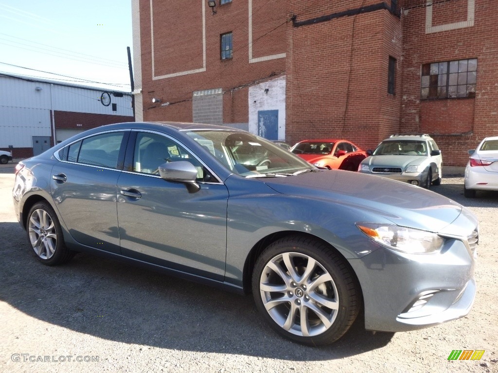 2017 Mazda6 Touring - Blue Reflex Mica / Black photo #1