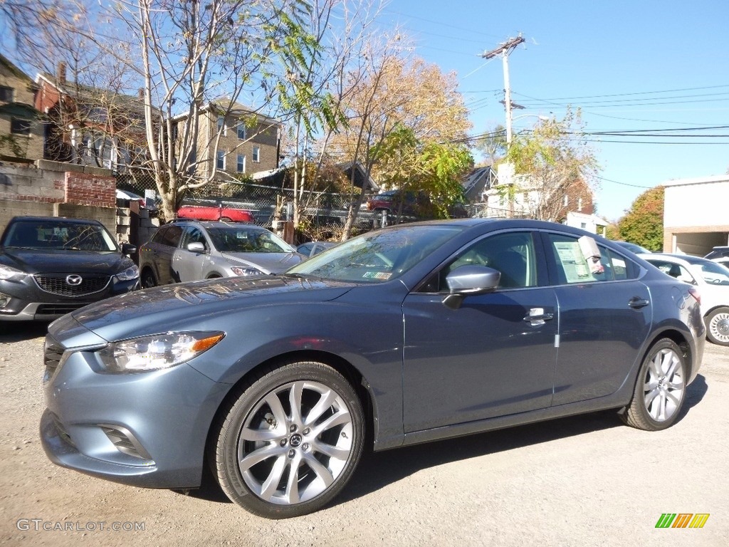 Blue Reflex Mica 2017 Mazda Mazda6 Touring Exterior Photo #116853450