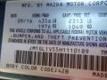 42B: Blue Reflex Mica 2017 Mazda Mazda6 Touring Color Code