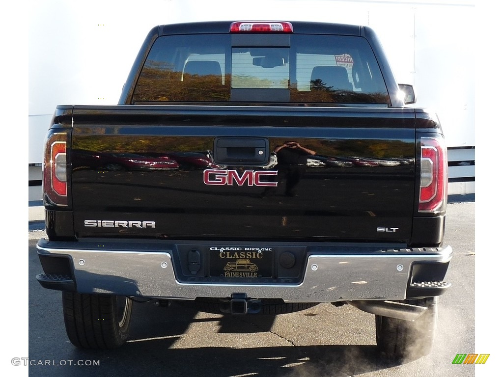 2017 Sierra 1500 SLT Crew Cab 4WD - Onyx Black / Jet Black photo #3