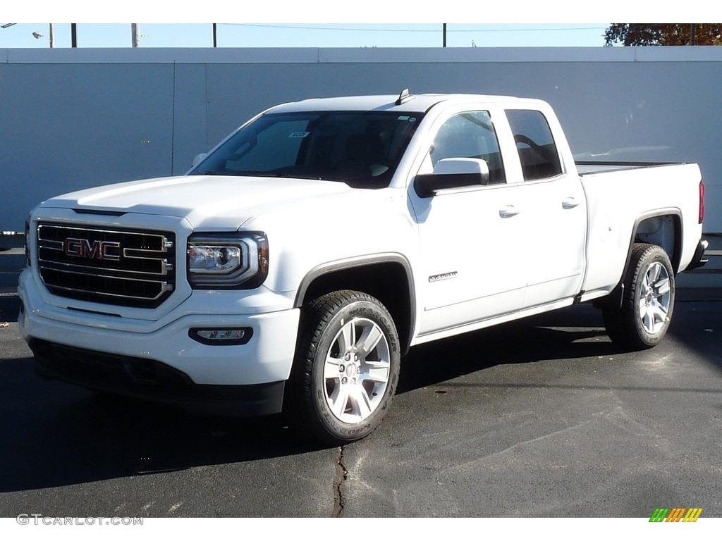 2017 Sierra 1500 Elevation Edition Double Cab 4WD - Summit White / Dark Ash/Jet Black photo #1