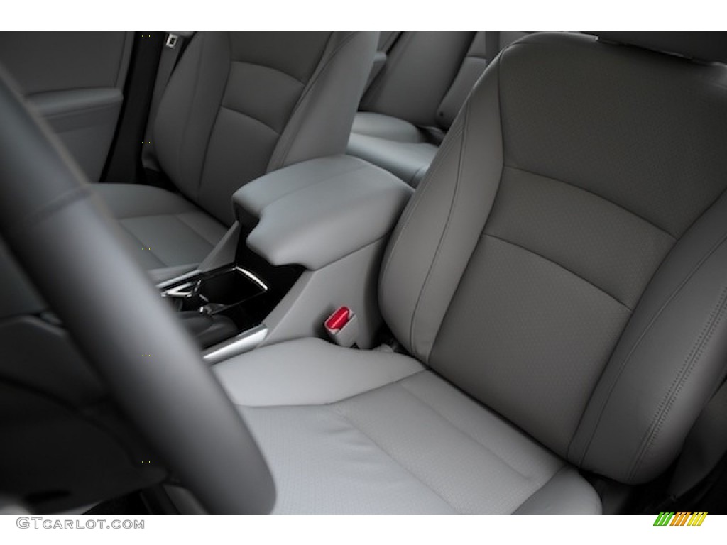 2017 Accord EX-L Sedan - Modern Steel Metallic / Gray photo #11