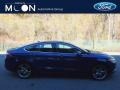 2013 Deep Impact Blue Metallic Ford Fusion Titanium AWD  photo #1