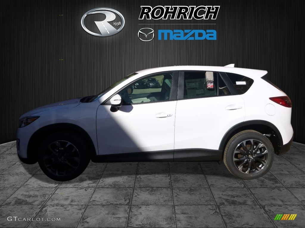 2016 CX-5 Grand Touring - Crystal White Pearl Mica / Parchment photo #3