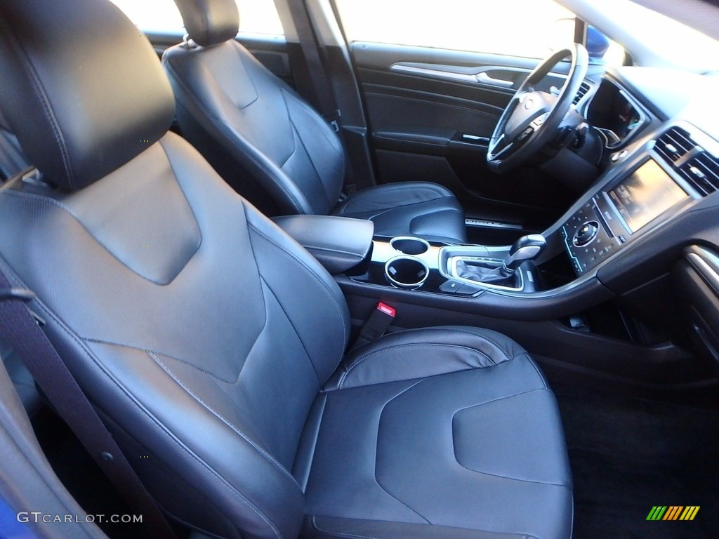 2013 Fusion Titanium AWD - Deep Impact Blue Metallic / Charcoal Black photo #10