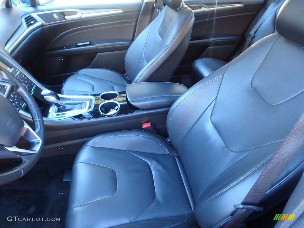 2013 Fusion Titanium AWD - Deep Impact Blue Metallic / Charcoal Black photo #15