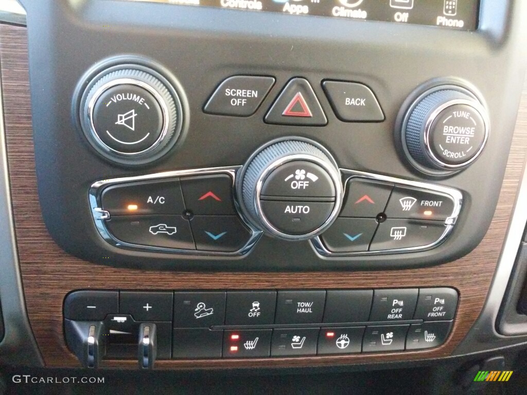 2017 Ram 2500 Power Wagon Laramie Crew Cab 4x4 Controls Photo #116860899