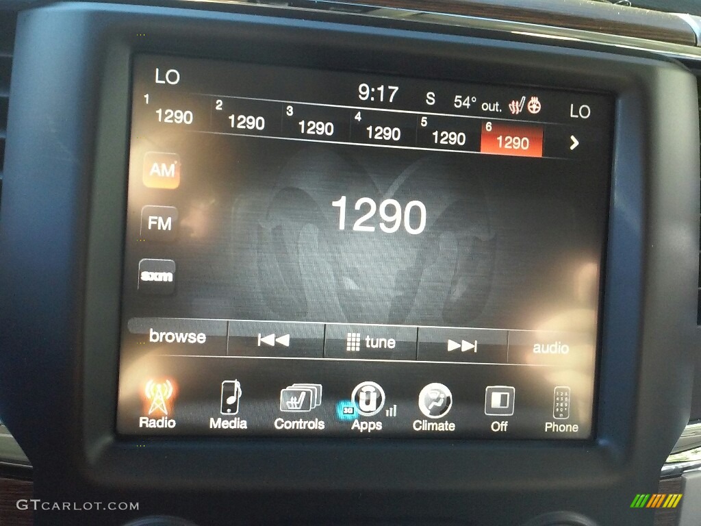 2017 Ram 2500 Power Wagon Laramie Crew Cab 4x4 Controls Photo #116860929
