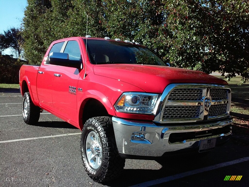 Flame Red 2017 Ram 2500 Power Wagon Laramie Crew Cab 4x4 Exterior Photo #116861334