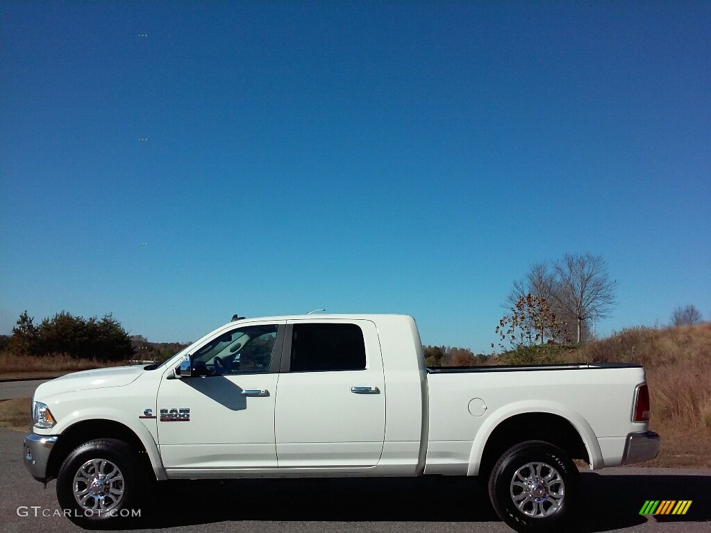 Pearl White 2017 Ram 2500 Laramie Mega Cab 4x4 Exterior Photo #116861718