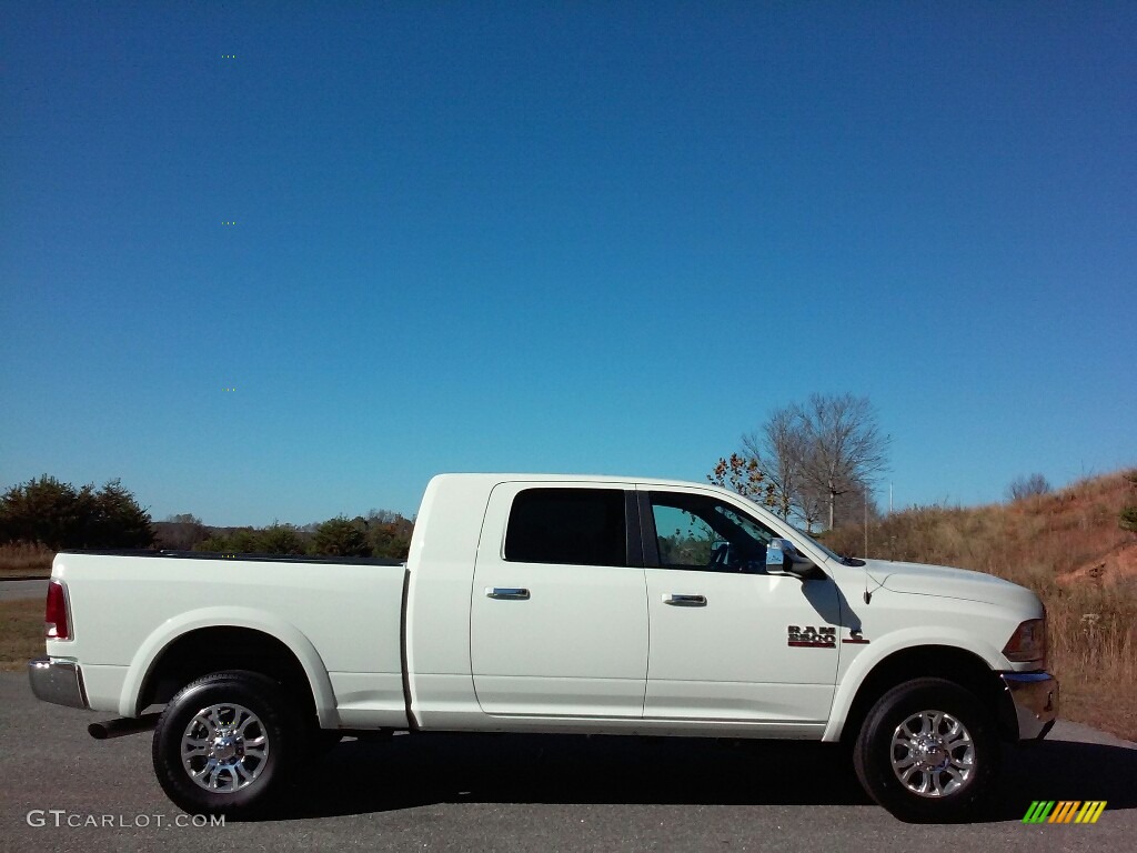 Pearl White 2017 Ram 2500 Laramie Mega Cab 4x4 Exterior Photo #116861855