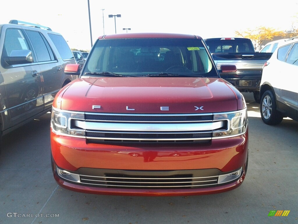 2016 Flex Limited AWD - Ruby Red / Charcoal Black photo #1