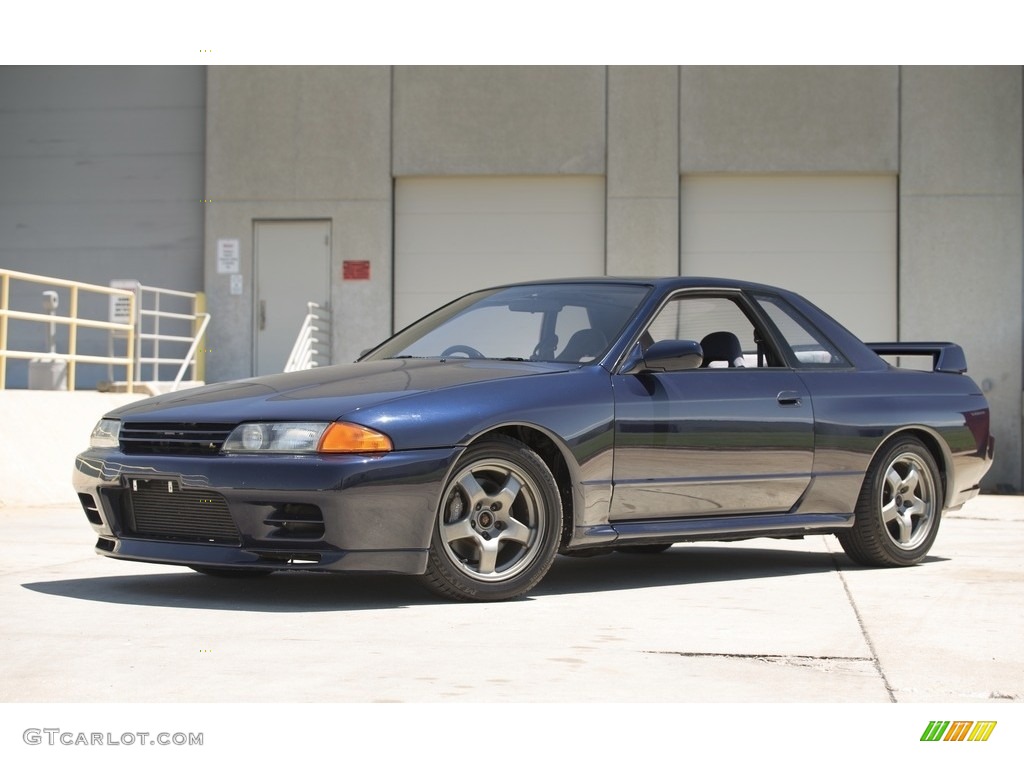 1990 Skyline GT-R Coupe - Gun Grey Metallic / Black photo #1